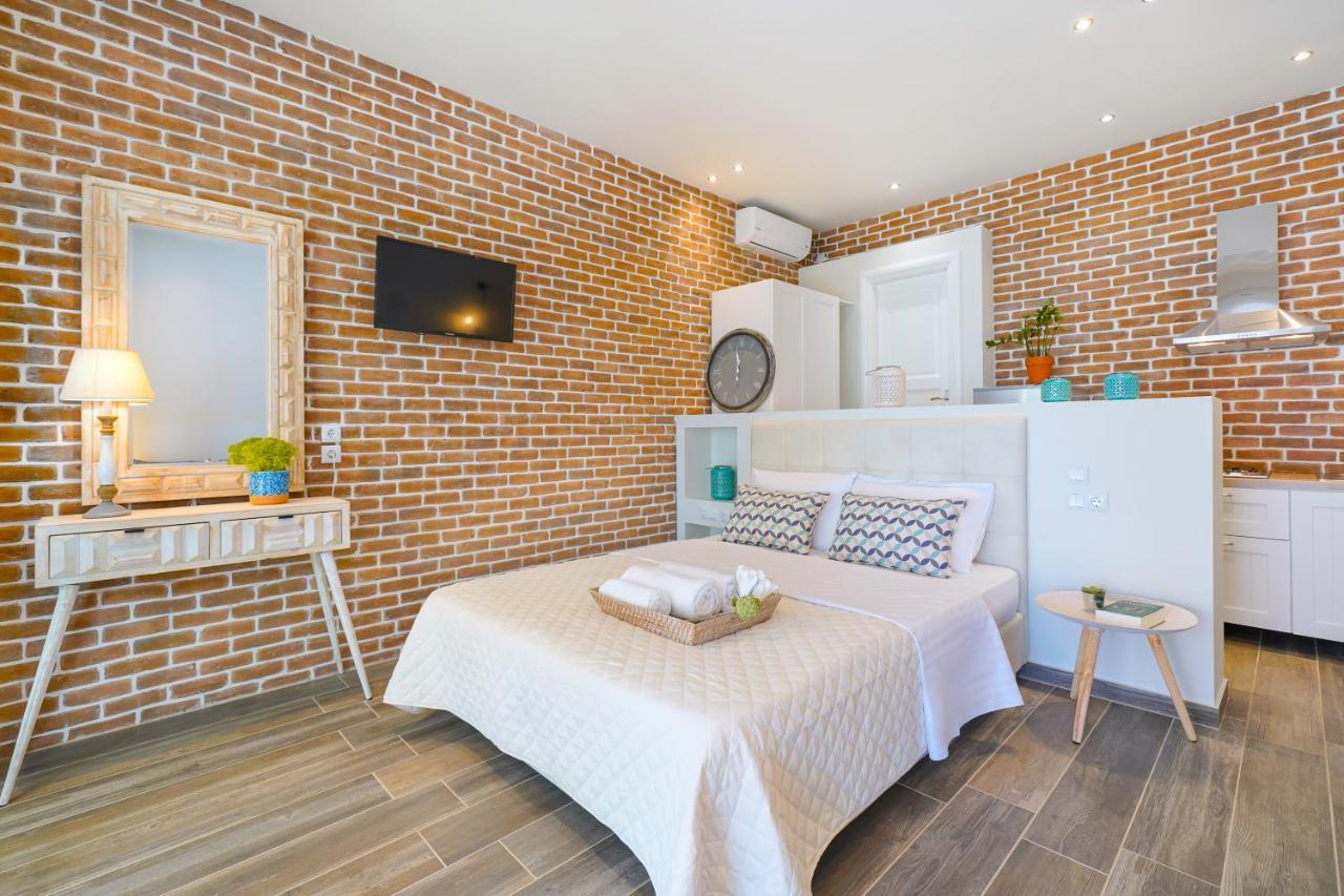Golden Beachside Terrace Chrysi Ammoudia ภายนอก รูปภาพ