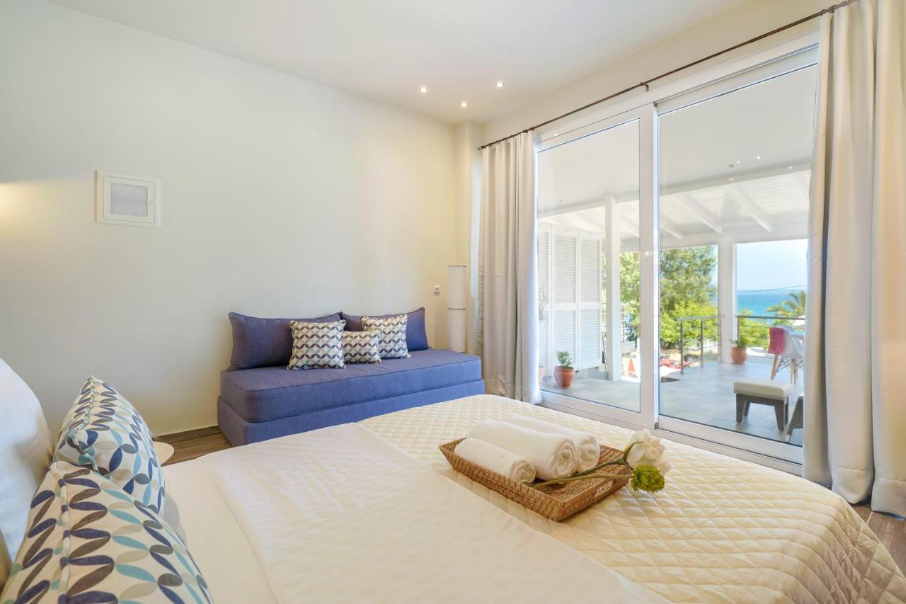 Golden Beachside Terrace Chrysi Ammoudia ภายนอก รูปภาพ