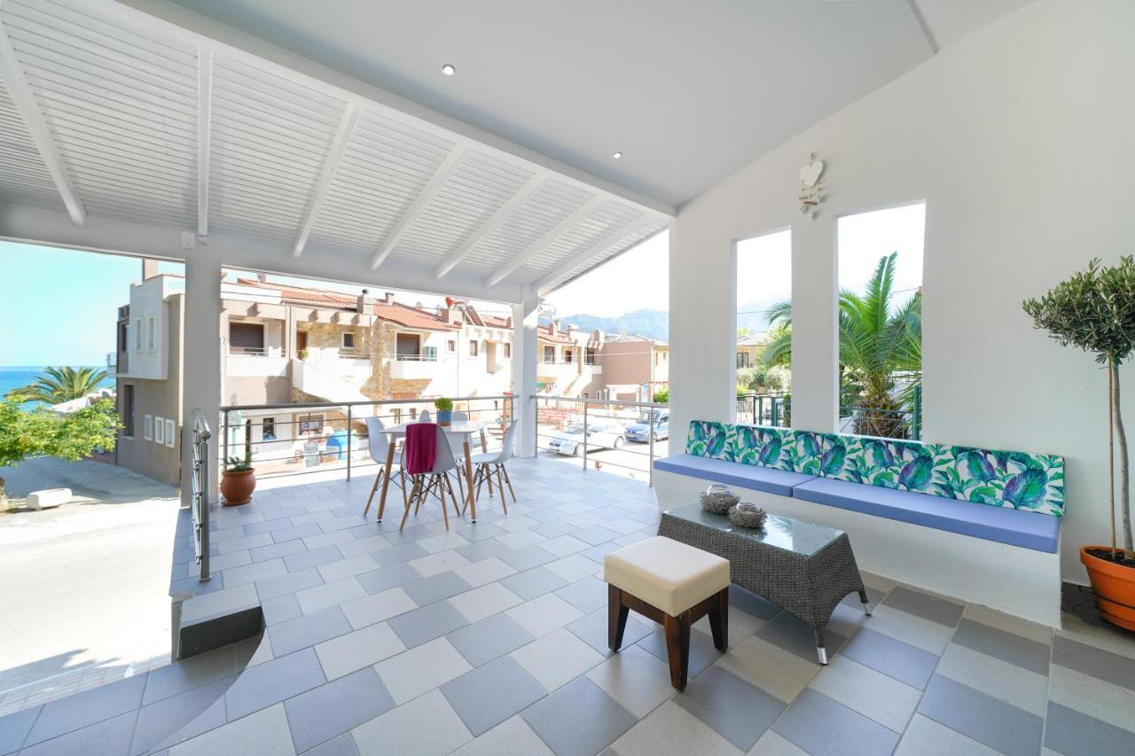 Golden Beachside Terrace Chrysi Ammoudia ภายนอก รูปภาพ