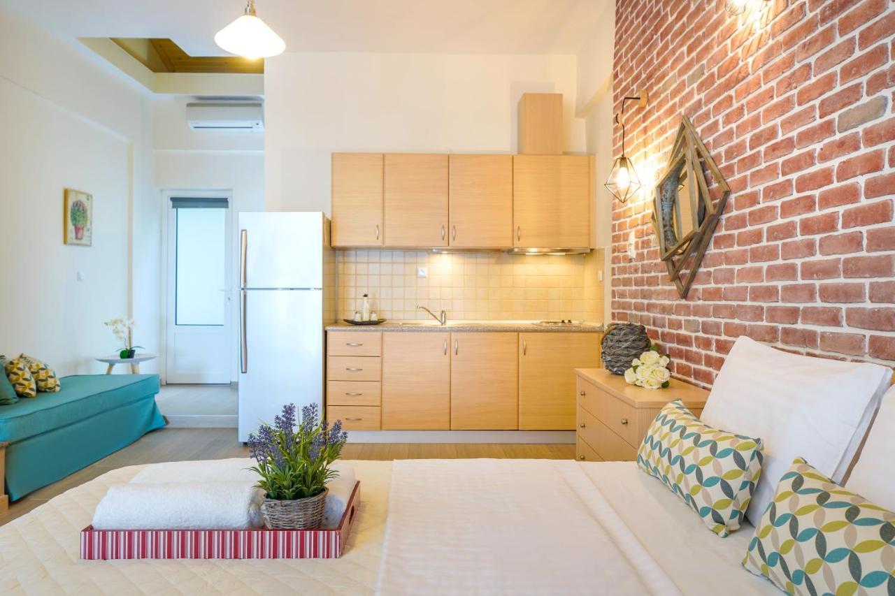 Golden Beachside Terrace Chrysi Ammoudia ภายนอก รูปภาพ