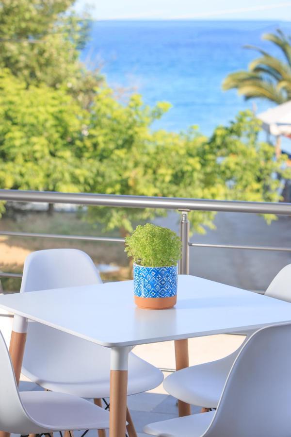 Golden Beachside Terrace Chrysi Ammoudia ภายนอก รูปภาพ