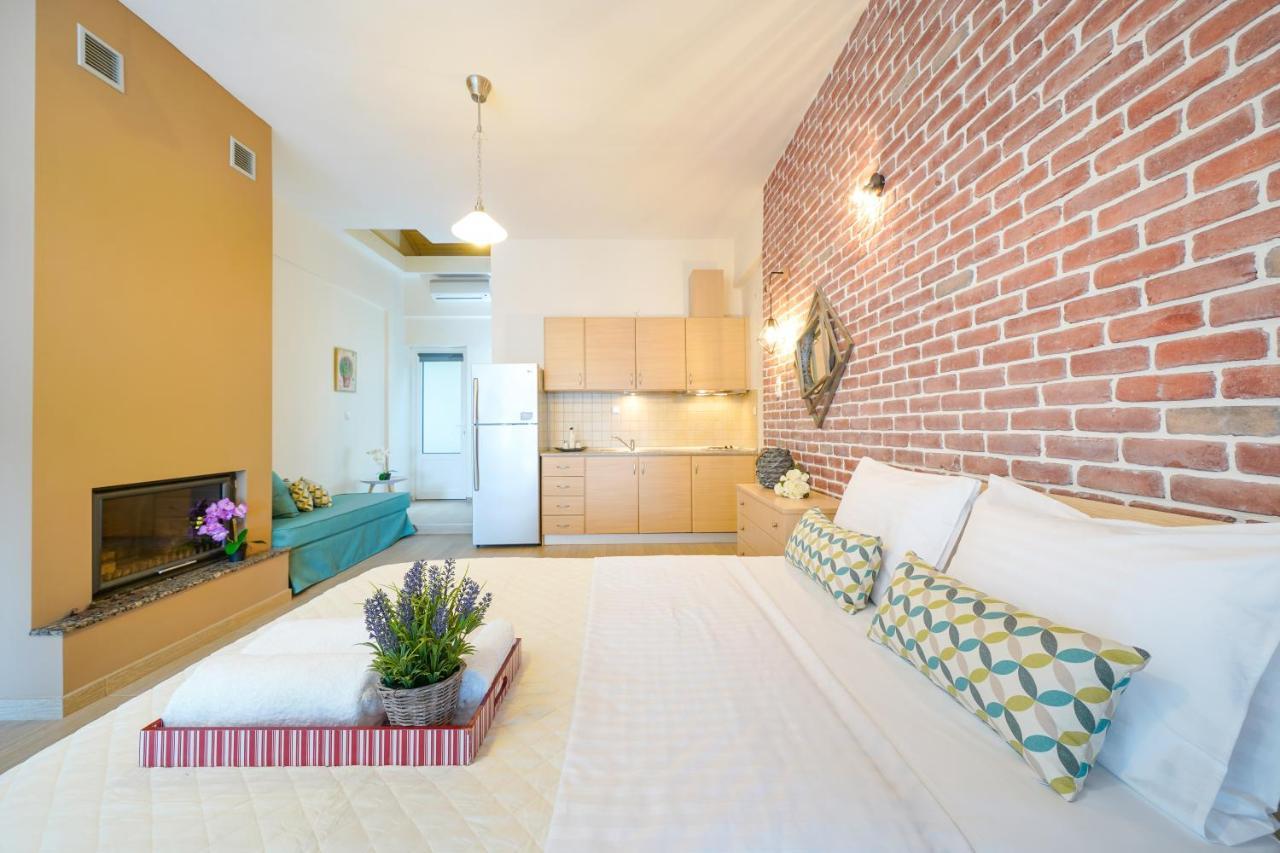 Golden Beachside Terrace Chrysi Ammoudia ภายนอก รูปภาพ