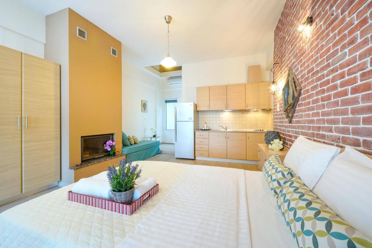 Golden Beachside Terrace Chrysi Ammoudia ภายนอก รูปภาพ